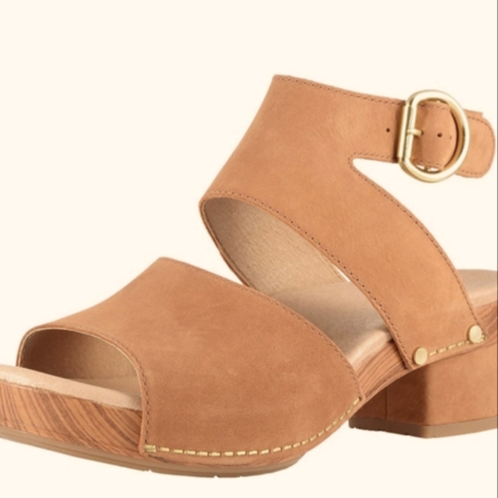 Dansko Minka Milled Nubuck Sandals  preowned